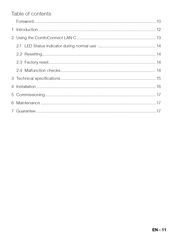 Zehnder Rittling ComfoConnect LAN C Manual