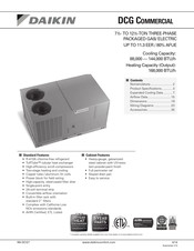 Daikin DCG1502104B A Series Manual