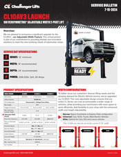 Challenger Lifts Versymmetric CL10AV3 Series Service Bulletin