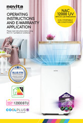 Novita NAC12000 Operating Instructions And E-Warranty Application