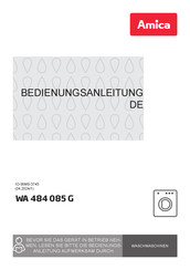 Amica WA 484 085 G Operating Instructions Manual