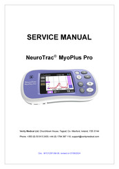Verity Medical NeuroTrac MyoPlus Pro Service Manual