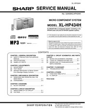 Sharp XL-HP434H Service Manual