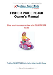Fisher-Price N2892 Owner's Manual With Assembly Instructions