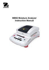 OHAUS 30971930 Instruction Manual