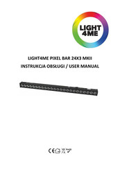 Light4Me PIXEL BAR 24X3 MKII User Manual