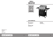 GRILL MEISTER 407127 2207 Instructions For Use Manual