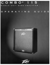 Peavey Combo 115 Operating Manual