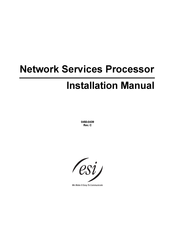 ESI NSP-0 Installation Manual