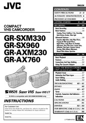 JVC GR-AXM230 Instructions Manual