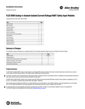 Rockwell Automation Allen-Bradley 5094-IF4IHS Installation Instructions Manual