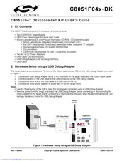 Silicon Laboratories C8051F04 DK Series User Manual