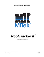 Mitek RoofTracker II Equipment Manual