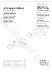 Dornbracht 700 842 0010 Series Installation Instructions Manual