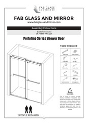 FAB GLASS AND MIRROR DS10 Assembly Instructions Manual