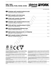 York Roca DBK 100 BG Operating And Maintenance Instructions Manual