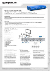 HighSecLabs DK22PH-4 Quick Installation Manual