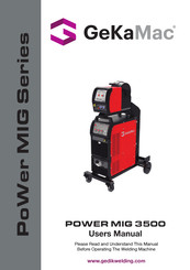 GeKaMac POWER MIG 3500 User Manual