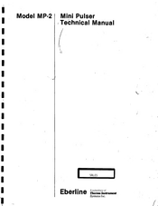 Thermo Instrument Systems Eberline MP-2 Technical Manual