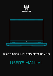 Acer Predator Helios Neo 16 User Manual