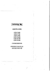 German pool GPR-W600 Owner's Manual