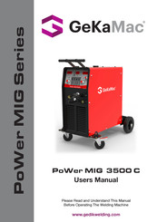 GeKaMac PoWer MIG 3500 C User Manual