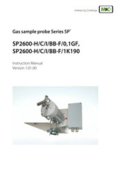 M&C SP2600-H/C/I/BB-F/0,1GF Instruction Manual