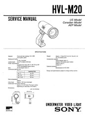 Sony HVL-M20 Service Manual