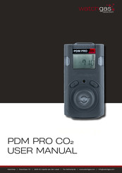 Watchgas PDM PRO CO2 User Manual