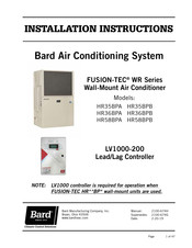 Bard FUSION-TEC HR58BPA Installation Instructions Manual