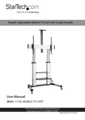 StarTech.com 1110C-MOBILE-TV-CART User Manual