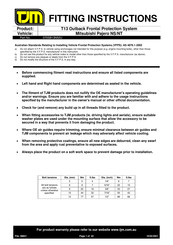 TJM 070SB13N52U Fitting Instructions Manual