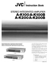 JVC A-K100 Instruction Book