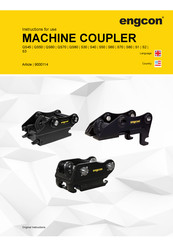 Engcon S70 Instructions For Use Manual