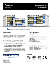 Prince Castle MHB100MB-CE Operation Manual