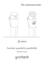 Grunbeck pureliQ:KX Operation Manual