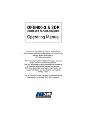 SPE DFG400-3DP Operating Manual