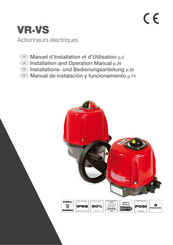 VALPES VR Installation And Operation Manual