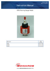 Edwards CP25K Instruction Manual