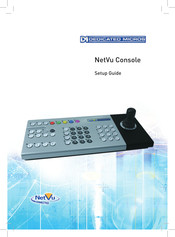 Dedicated Micros NetVu Console Setup Manual