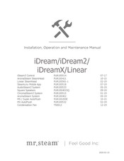 Feel Good mr. steam Linear Installation, Operation And Maintenance Manual