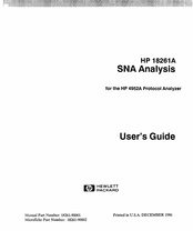 HP 18261A User Manual