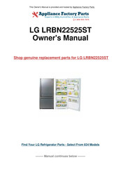 LG LRBN22525ST Owner's Manual