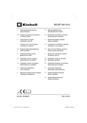 EINHELL GC-CF 18/110 Li Original Operating Instructions
