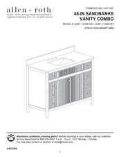 LF allen + roth L23011-VS48-WT Manual