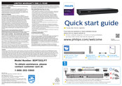 Philips BDP7302 Quick Start Manual