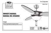 Turn of the century Twilight 355-7525 Owner's Manual