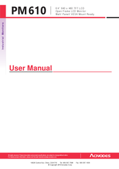 Acnodes PM 610 User Manual