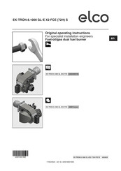 elco EK-TRON 8.1000 GL-E X2 FCE S Original Operating Instructions