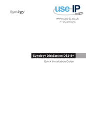 Synology DiskStation DS216+ Quick Installation Manual